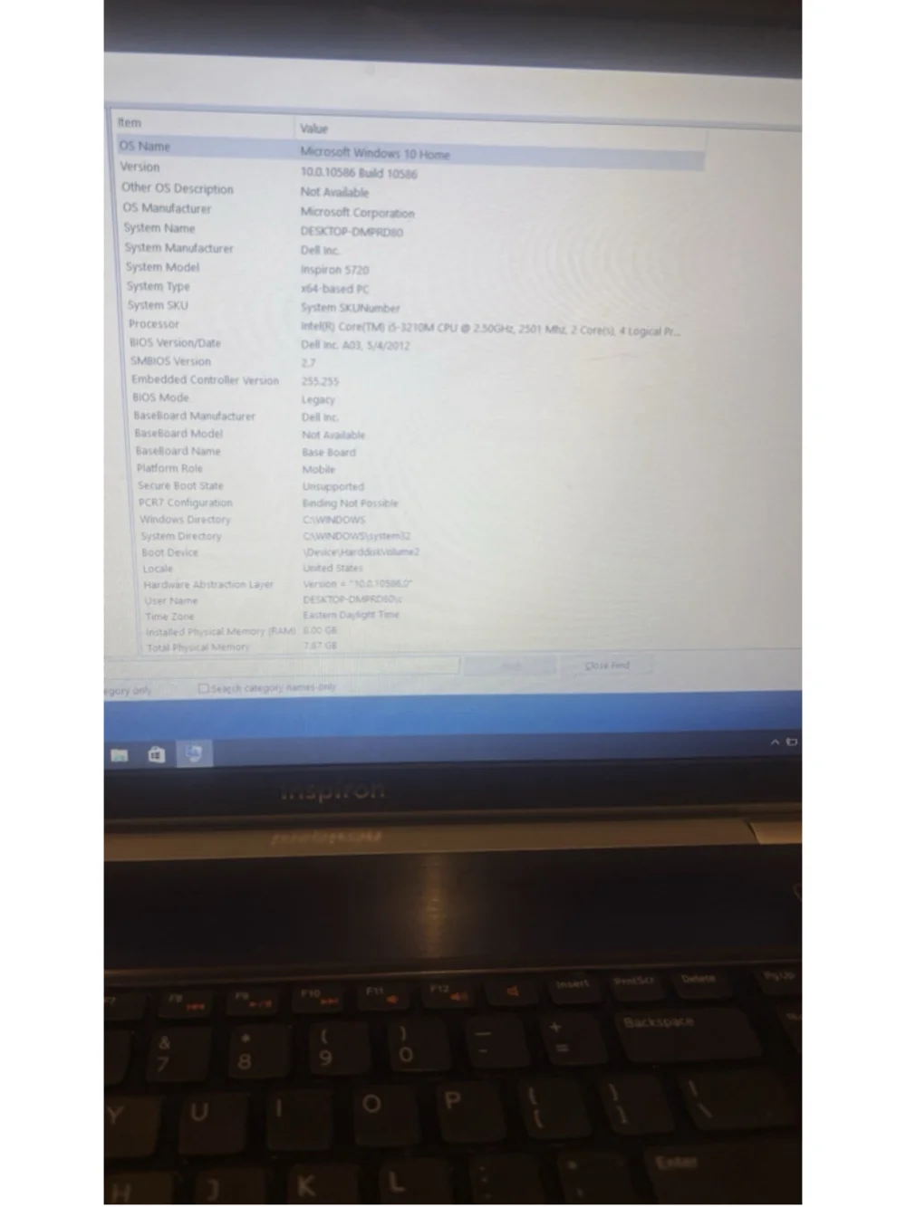Dell Inspiron 5720 17.3
